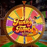 Presentatrice del gioco Funky Time