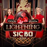 Gioco Lightning Sic Bo dal vivo